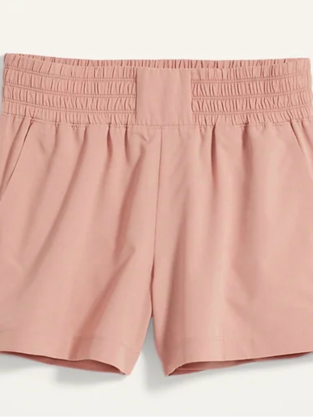 Women's Elastic Waist Pink Shorts